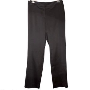 Apt 9 Black Satin Straight Leg Trouser Pants NEW